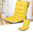 thumbnail image 2 of HLONK Clearance Rocking Chair Cushion  Rocker Chairs Replacement Cushions Set for Indoor  Water Resistant Extra Cozy Tufted Seat Pads and Non Slip High Back Pad with Ties for Outdoor, 2 of 7