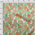 thumbnail image 3 of oneOone Silk Tabby White Fabric Tropical Leaf Craft Projects Decor Fabric Printed By The Yard 42 Inch Wide, 3 of 4