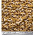 thumbnail image 1 of Soimoi Poly Georgette Fabric Two Tone Camouflage Printed Craft Fabric by the Yard 52 Inch Wide, 1 of 3