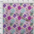 thumbnail image 3 of oneOone Tissu en Rayonne Rose Texture Florale Projets de Couture Tissu Imprimé au Mètre 56 Pouces de Large, 3 of 4