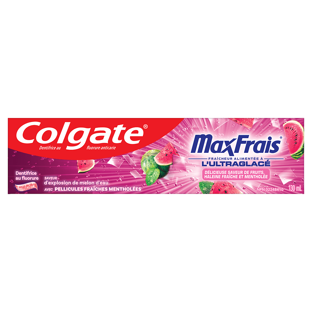 Colgate MaxFresh Fluoride Toothpaste, Watermelon Blastwith Mint, 130 ml