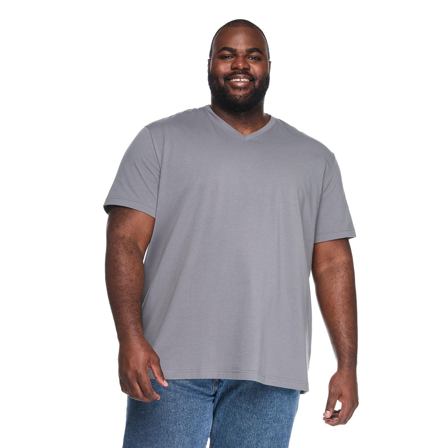 George Big Men's Stretch V-Neck T-Shirt