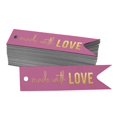 thumbnail image 1 of Inkdotpot Real Gold Foil Made With Love Text Tags Favor Hang Paper Tags 50 Pieces, 1 of 6