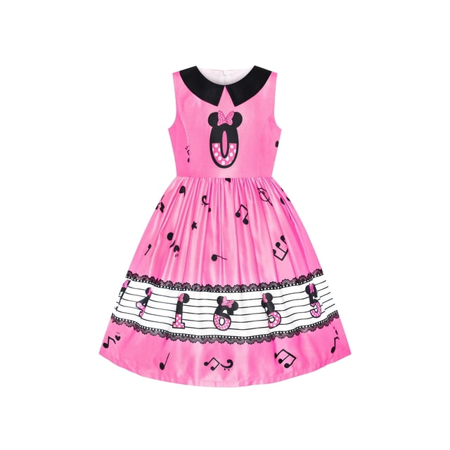 Girls Dress Birthday Princess Musical Note Party 7 Years