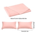 thumbnail image 3 of Birdeem Queen Size Sheet Set, Polyester Bed Sheets, Solid Color Washable Fitted Sheet with Pillowcases, Soft Comfortable and Durable for Restful Sleep, 3 of 9