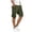 Army Green : un Short pour Homme sous le Genou, variante sur Brnmxoke Short Cargo Uni Homme Léger à Multiples Poches Short Décontracté de Travail Été Mode Urbaine Randonnée Plein Air Short Gris,P