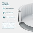 thumbnail image 3 of RELXTIME Inflatable Hot Tub 2 to 4 Person 61 Inch Outdoor Square Portable Home Spa with 110 Soothing AirJets,Spa Cover,Heater Pump,and Filter Cartridges, 3 of 6