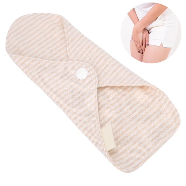 Cotton Reusable Menstrual Pads Comfortable Breathable Female Sanitary Napkin Pure Cotton 3 Patterns Adjustable Size