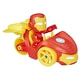 thumbnail image 5 of Marvel Spidey and His Amazing Friends Iron Racer Set, Action Figure, Vehicle, and Accessory, 5 of 5