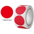 thumbnail image 3 of Uuiauoio 500Pcs Colored Dot Stickers, 1" Label Sticker Round Coding Labels Circle Dots Labels Circle Stickers for Office,Classroom,Family, 3 of 8