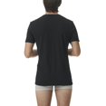 thumbnail image 5 of adidas Men T-Shirt, 2-pack - Crew Neck Shirt, Active Flex Cotton, solid colour Black XL (X-Large), 5 of 5