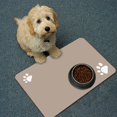 thumbnail image 1 of Pet Feeding Mat Washable And Reusable Cat And Dog Food Mat Training Puppy Water Absorbent Pad Quick Drying And Proof Mat Pottery Chargers Pottery Charger Plates End Table round Dinning Table with 6, 1 of 4
