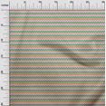 thumbnail image 3 of oneOone Viscose Jersey Orange Fabric Chevron Sewing Craft Projects Fabric Prints By Yard 60 Inch Wide, 3 of 4