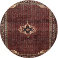 thumbnail image 1 of Ahgly Company Machine Washable Indoor Round Traditional Deep Red Area Rugs, 3' Round, 1 of 7