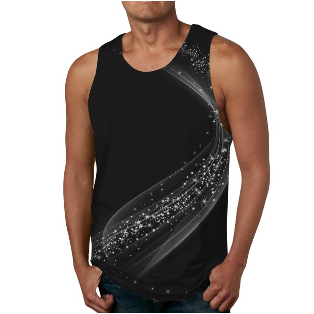 Gilets pour Hommes pour l'Été en Coton et Polyester Coupe Ample Décontracté Col Rond Haut à Manches Longues