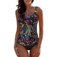 thumbnail image 4 of DPTALR Maillots de Bain Deux Pièces pour Femmes Été Plage Piscine Natation Maillots de Bain Hauts de Tankini pour Dames Grande Taille Bas, 4 of 4