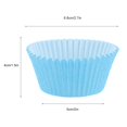 thumbnail image 3 of Fdit 100PCS Mini Cupcake Liners Round Cake Baking Cups Muffin Cases Home Party Wedding,Round Cake Baking Cups, Cupcake Liners Paper, 3 of 6