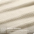 thumbnail image 3 of Bare Home Waffle Blanket - 100% Cotton - Lightweight & Breathable, 3 of 7
