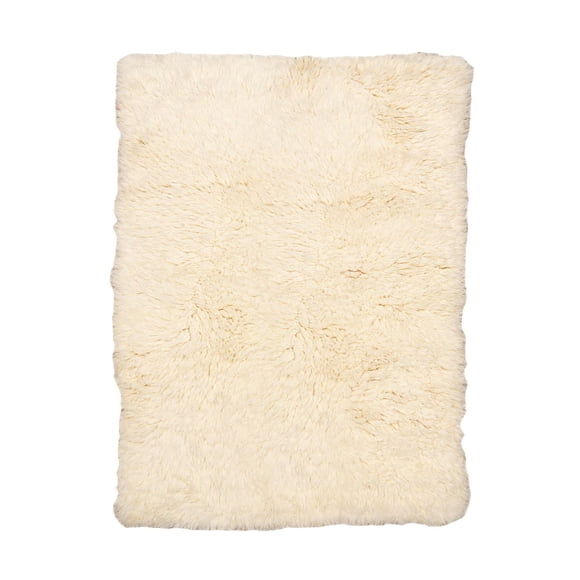 Tapis Flokati 5A 4000 gr de 5' x 7', Naturel