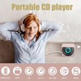 thumbnail image 2 of Lecteur Cd Portable Yuguz, Lecteur Cd Portable Yuguz Compatible Bluetooth, Lecteurs Cd Yuguz USA avec Haut-Parleurs et Écouteurs, Prend en Charge les Modes USB/Bt et Répétition, 2 of 8