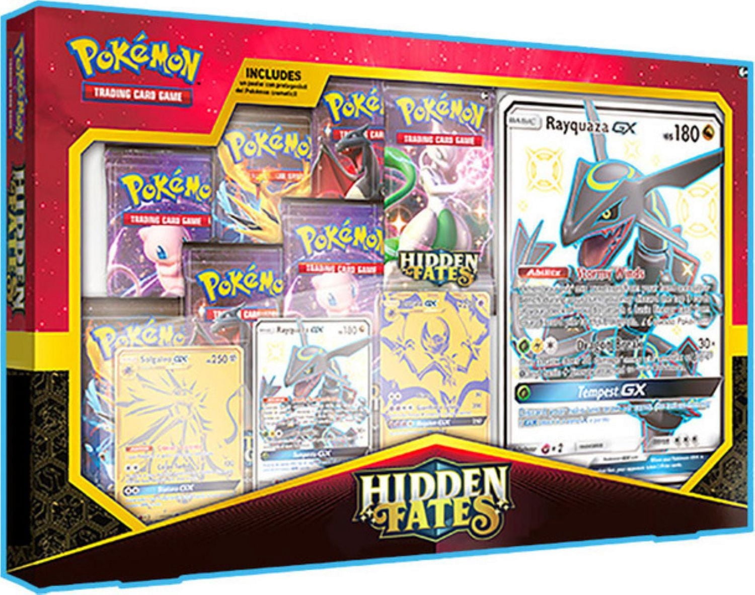 pokemon trading card game: hidden fates premium power collection TCG: Sun & Moon Gold Solgaleo Pokemon PUI80482 Hidden Fates Ultra