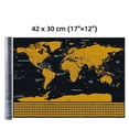 thumbnail image 3 of Dvkptbk World Map Poster Scratch Map Poster Travel Scratchable Map Scratchers Home Decor, 3 of 9