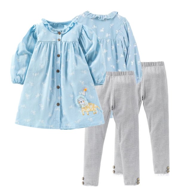 Robe d'Automne Hiver pour Bébé Fille Robe en Velours Côtelé Manches Longues pour 1-8 Ans
