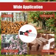thumbnail image 2 of TFixol 12-Inch 1000W Brushless Electric Chainsaw with 48V 4000mAh Battery, 4500 RPM Cordless Handheld Chainsaw for Home Use, Lightweight Red-Black Design, 110V US Plug, Includes Charger and Tools, 2 of 7
