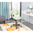 thumbnail image 2 of JJS Home Office Low Back Computer Executive Chair Ergonomic Mesh Chair with Extra Large Base and Pads GreenDinosaur, 2 of 5