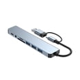 DZCPSCZG USB-C Hub (8 In 1), With 100W Power Output, 4K 60Hz Port ...