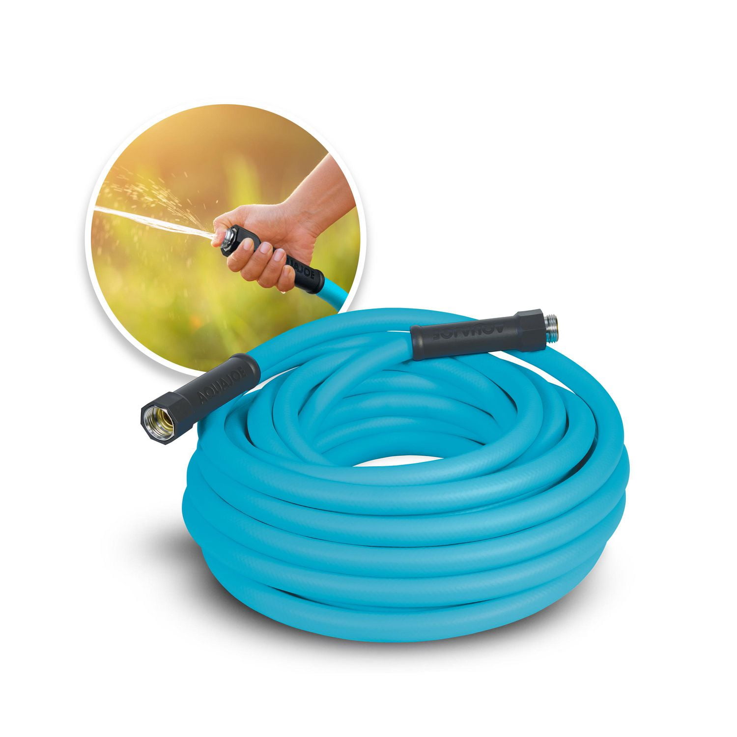 Aqua Joe Tuyau hybride FLEX de qualité professionnelle 50 pieds x 5/8 pouces