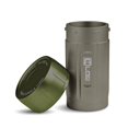 thumbnail image 1 of Corloq EDC120 Rugged Sealed Everyday Carry Storage Container, 120 CC, High Strength Zytel, Gray Body, Green Cap, 1 of 7