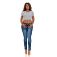 thumbnail image 1 of CG Jeans Junior Fit Skinny Leg Jeans, Slim Mid Waist, Vibrant Blue, Medium, Size 7, 1 of 10