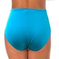 thumbnail image 4 of Pantalon de Bain Plissé à Taille Rayée Uni pour Femme - Bas de Bikini d'Été pour la Plage, 4 of 7