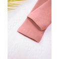 thumbnail image 2 of Yeahdor Chandails Thermiques à Manches Longues pour Garçon Fille, Doublés en Molleton, Couche de Base de Compression, T-Shirts à Col Rond, T-Shirts Doux, Rose 120, 2 of 6