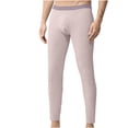 thumbnail image 1 of Dagugfen Mens Legging Mid Waist Underwear Base Layer Seamless Tight Fitting Thermal Pants Fall Winter, 1 of 9