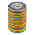 thumbnail image 1 of veasfak Rainbow Waxed Polyester Thread Flat Hand Sewing Stitching Cord 90m, 1 of 7