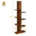 thumbnail image 4 of Costway Bibliothèque à 8 Étagères Arbre Autoportant Présentoir de Rangement Café, 4 of 10