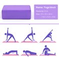 thumbnail image 2 of 5pcs Yoga Equipment Set Include Yoga Ball Yoga Blocks Stretching Strap Resistance Loop Band Exercise, 2 of 8