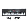 thumbnail image 1 of Keyboard Piano Instrument 61 Keys Electric Digital Multifunctional with Microphone MQ6186, 1 of 14