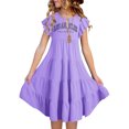 thumbnail image 1 of Robes pour Préadolescentes Robe d'Été pour Filles Robe d'Anniversaire pour Fille Robe de Fête Vêtements pour Fille 10-11 Ans, 1 of 6
