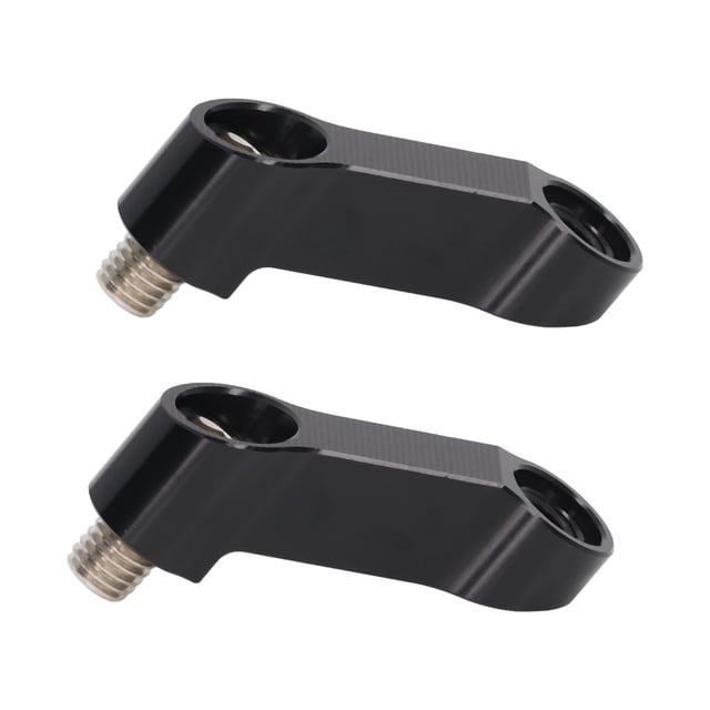 Motorcycle Mirror Extender Adapter,1 Pair 10mm/0.39in Motorcycle Stem Mirror Adapter Motorcycle Mirror Extension Adapter True to Its Promise