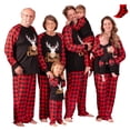 thumbnail image 1 of PatPat Pyjamas de Noël Assortis pour Toute la Famille, Ensemble 2 Pcs à Carreaux Élan, Manches Longues, pour Enfants (Filles et Garçons), avec Chaussettes, à Carreaux Rouges, 2 Ans, 1 of 13