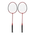 thumbnail image 1 of LEIJIAER Raquette de Badminton Offensive en Alliage de Fer Légère Prise Confortable Sports Raquette de Badminton Rouge, 1 of 14