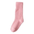 thumbnail image 1 of FhsagQ Socks Socks for Men Socks Socks Fashionable New Pattern and Solid Color Thickened Warm and Comfortable in Autumn and Winter Indoor and Outdoor Children Socks Watermelon Red 5-7 Years, 1 of 4