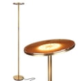 thumbnail image 1 of Brightech Lampe de Sol à Capteur Tactile Super Lumineuse Sky LED Torchière, Laiton, 1 of 9