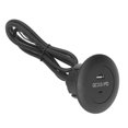 thumbnail image 2 of Desktop Charging Port, LED Backlight Charging Port Charging Protection Circuit QC3.0 Fast Charging  For Office Black,White,Silver, 2 of 8