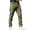 Green, variant on Mens Dark Grey Sweatpants Men Athletic Pants Men's Tactical Cargo Pants Water Resistant Lightweight Hiking Pants Outdoor Work Pants with Multi Pockets(No Belt)