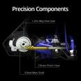 thumbnail image 4 of 1 Way Clutch System Low Profile Spinning Reel 9+1 Ball Bearings Max Drag 8KG Carp Fishing Reel ,Rigid Aluminum Skeletal Frame, 4 of 7