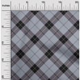 thumbnail image 1 of oneOone Cotton Poplin Fabric Tartan Check Printed Fabric 1 Yard 56 Inch Wide, 1 of 4